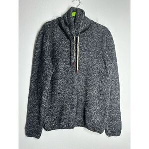 Cinque Men’s Wool Blend Sweater Turtleneck Black White Size M See Description